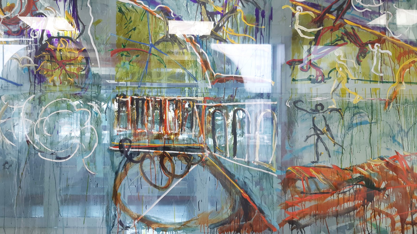 Mario Schifano, Interno di Segni